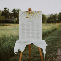 Botanical Wedding Seating Chart