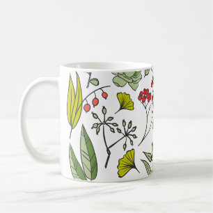 Botanical Wildflower Garden Coffee Mug