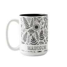 Botanical Wildflower Meadow Personalized Coloring