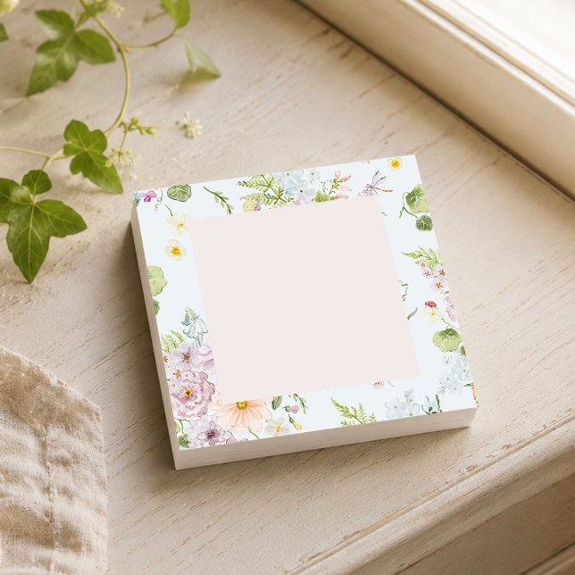 Botanical Wildflower Post-it Notes (Creator Uploaded)