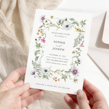 Botanical Wildflowers | Elegant Wedding