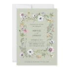 Botanical Wildflowers | Soft Green Wedding