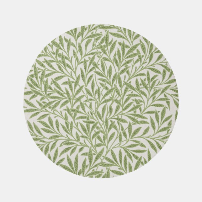 Botanical Willow Pattern, William Morris Rug (Front)