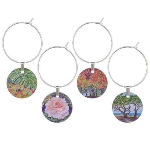Botanical Wine Charm