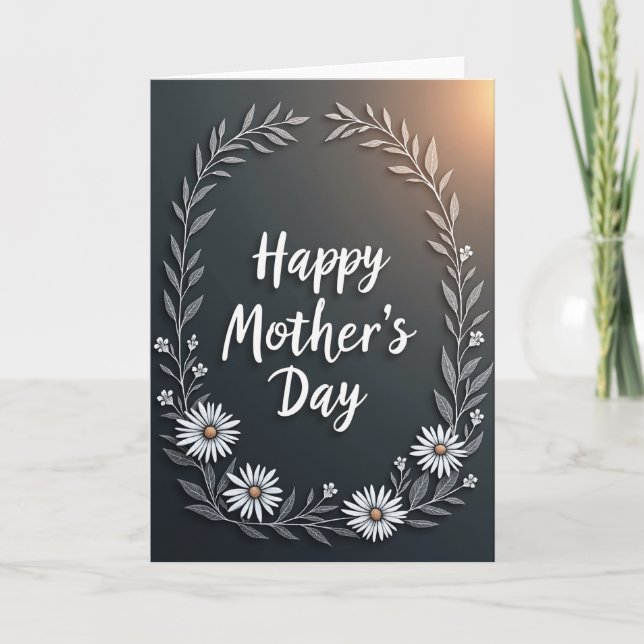 Botanical Wreath Greeting Card (Front)