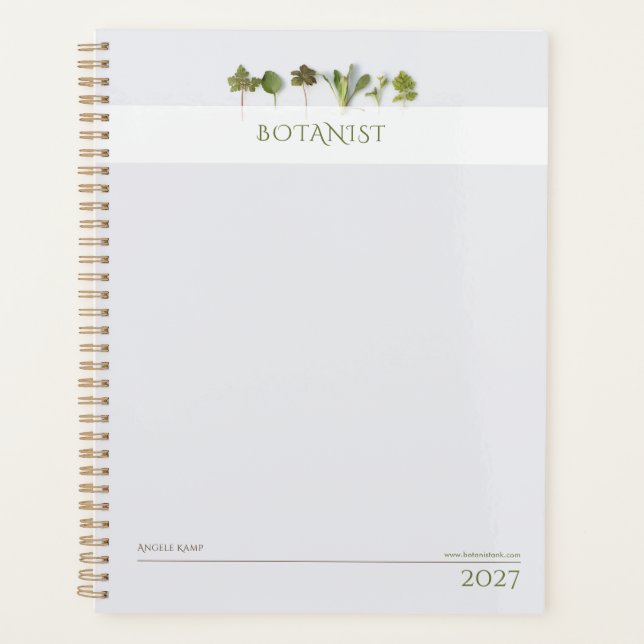Botanist Business Planner (Front)