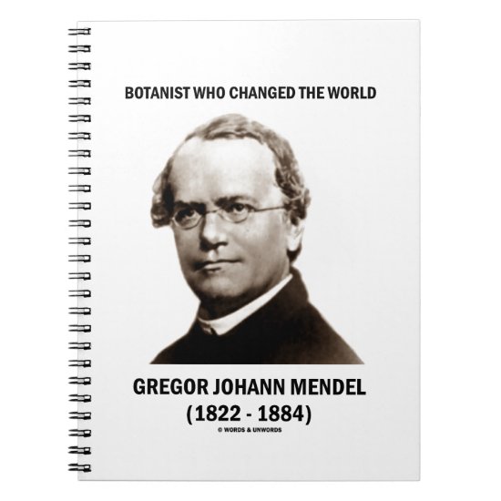 Botanist Who Changed The World Gregor Mendel Notebook