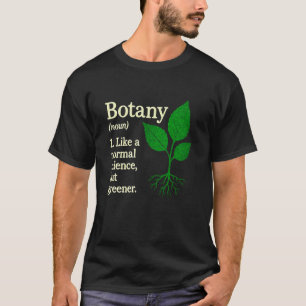 Botany Definition Funny Plant Science Humor Botani T-Shirt