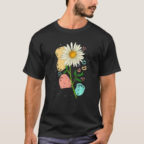 Botany Gardener Flower Blossom Nature Colorful Dai T_Shirt