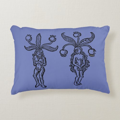 Botany Mandrake 1476 Decorative Pillow