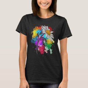 Botany Nature Gardener Flower Blossoms Colorful Da T-Shirt