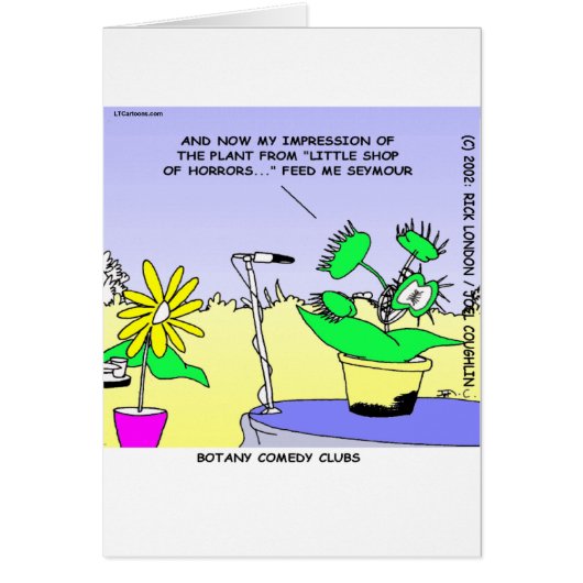 Botany Standup Comedians Funny Cards (Front)