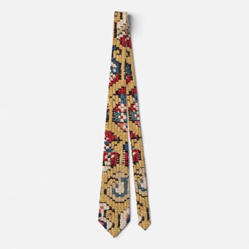 Botehs Tear Drop  17th Century Colorful Muted Neck Tie