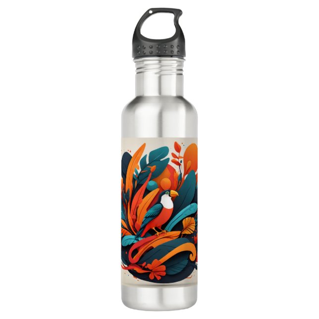 Botella Reutilizable Arte Equilibrio Natural Stainless Steel Water Bottle (Front)