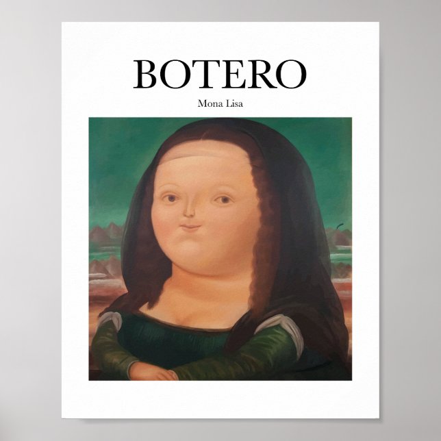 Botero - Mona Lisa  Poster (Front)