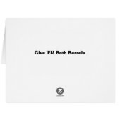 Both Barrels, Military & Industry, War Effort    (Back Horizontal)