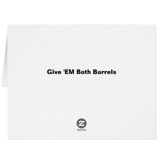 Both Barrels, Military & Industry, War Effort    (Back Horizontal)