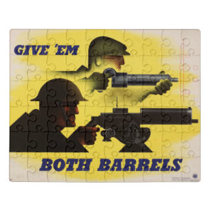 Both Barrels, Military & Industry, War Effort Jigsaw Puzzle