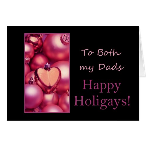 Both Dads Gay X_mas card