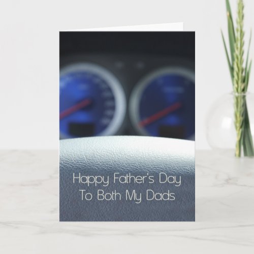Both Dads Happy Fathers Day Card