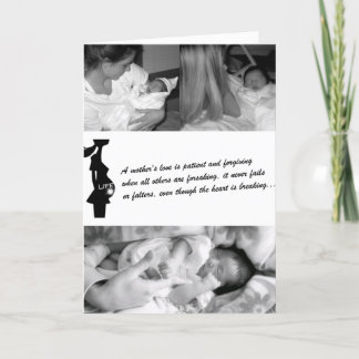 Both her mother's love. card