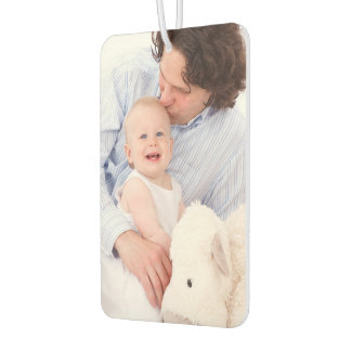 Both Sides Family Photo Custom Unique Car Air Freshener