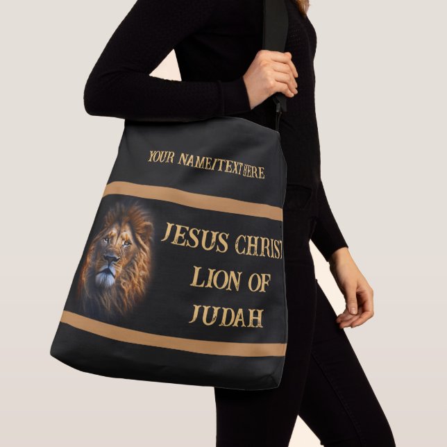 Both Sides Printed Bag Jesus Christ Lion Of Judah (Close Up)