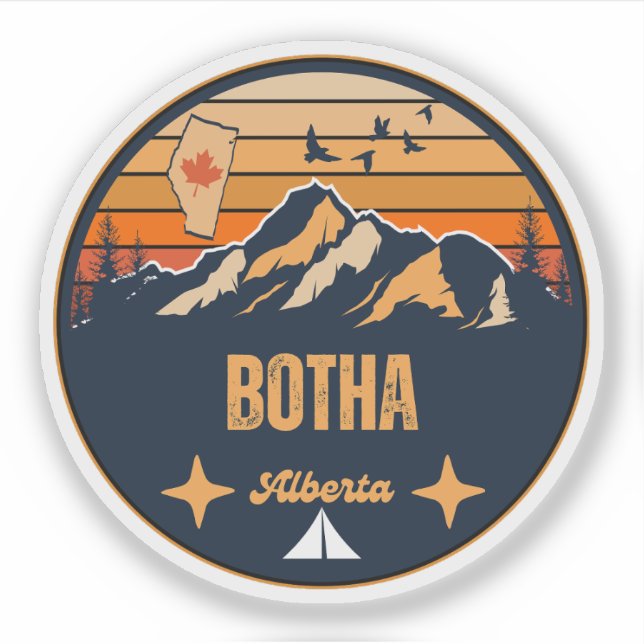 Botha, Alberta Sticker (Front)