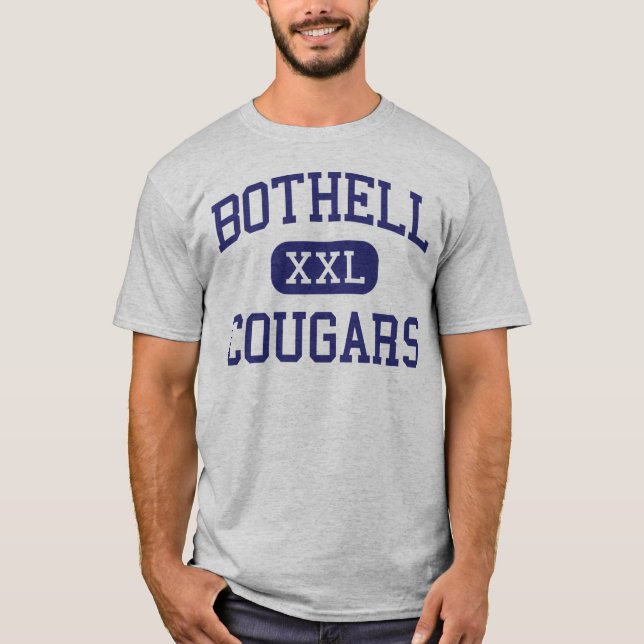 Bothell - Cougars - High - Bothell Washington T-Shirt (Front)