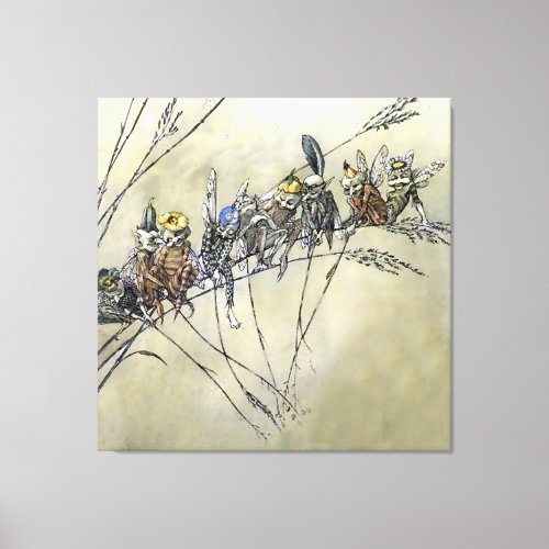 Bother the Gnat by A Duncan Carse Canvas Print