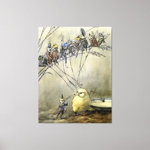 Bother the Gnat by A Duncan Carse Canvas Print