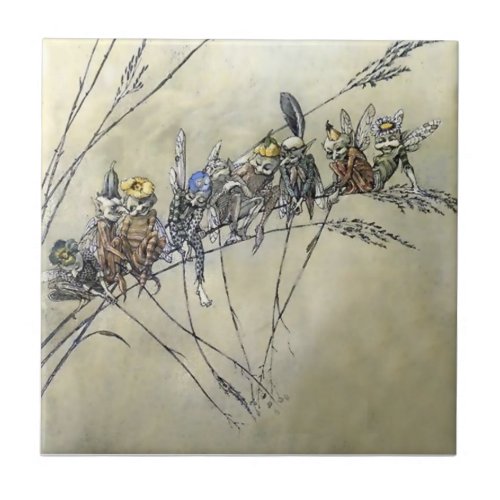 Bother the Gnat by A Duncan Carse Ceramic Tile