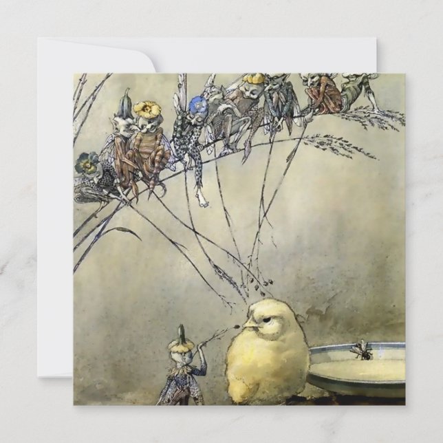 “Bother the Gnat” by A Duncan Carse Holiday Card (Front)