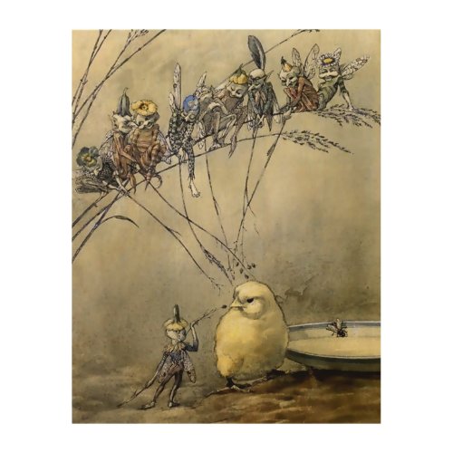 Bother the Gnat by A Duncan Carse Wood Wall Art