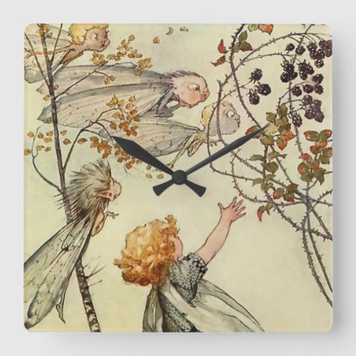 Bother the Wind by A Duncan Carse Square Wall Clock