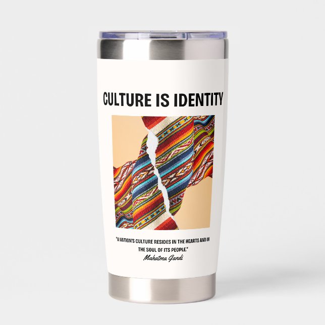 Botlle Drink Culture  Insulated Tumbler (Front)