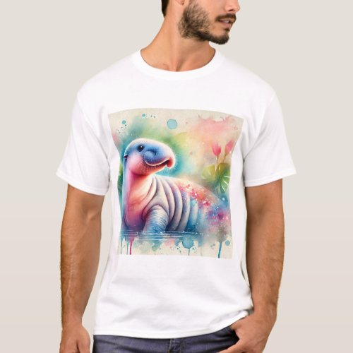 Boto in Watercolor 210624AREF126 _ Watercolor T_Shirt