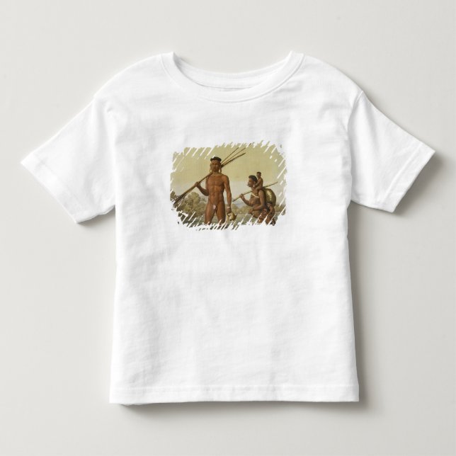 Botocudos family, Rio Grande, Brazil, from 'Le Cos Toddler T-shirt (Front)