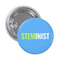 Botón de STEMinist Pin Redondo De 1 Pulgada