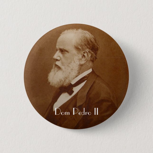 Boton Dom Pedro II Button (Front)