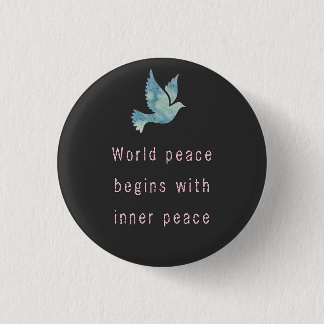 BOTON WORLD PEACE BUTTON (Front)
