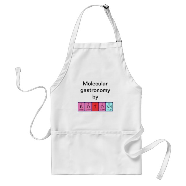 Botond periodic table name apron (Front)