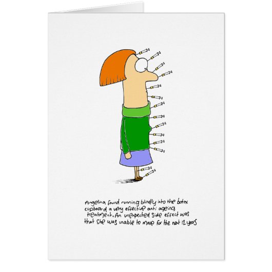Botox blues cards (Front)
