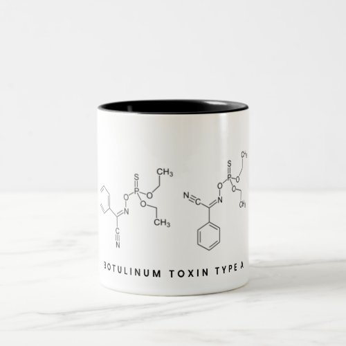 Botox Chemical Structure Two_Tone Coffee Mug