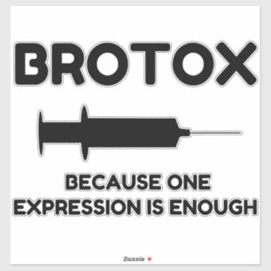 Botox Expression Sticker