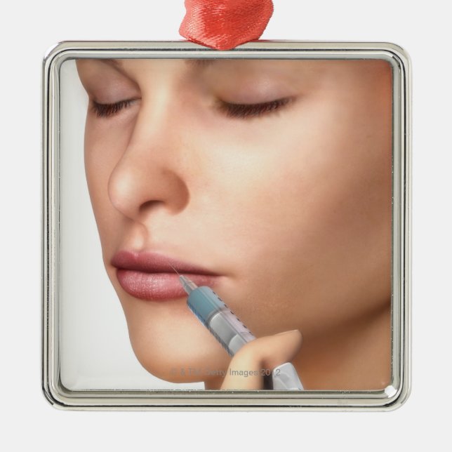 Botox Injections Metal Ornament (Front)