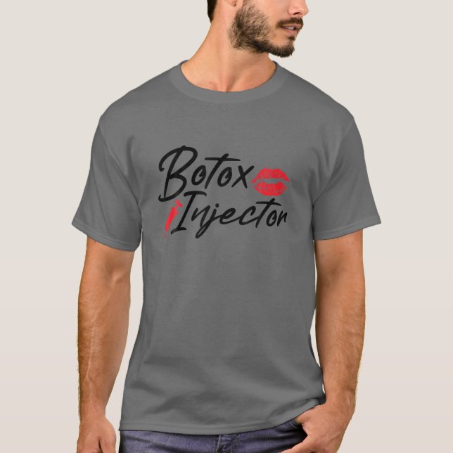 Botox Injector Lip Filler Surgeon Lips Surgery Cos T-Shirt (Front)