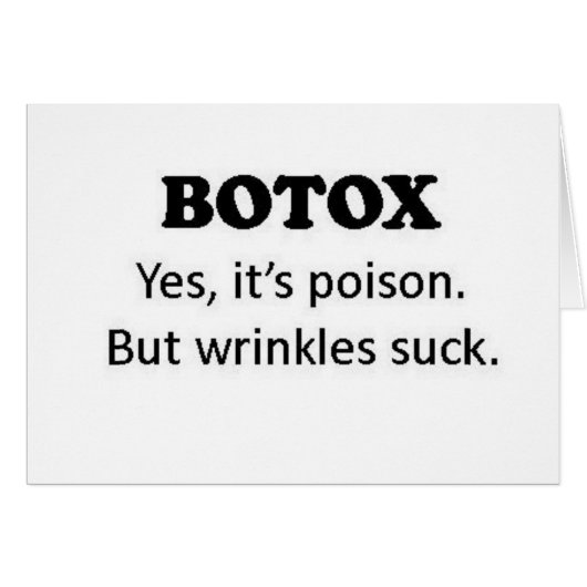 Botox Poison Cards (Front Horizontal)