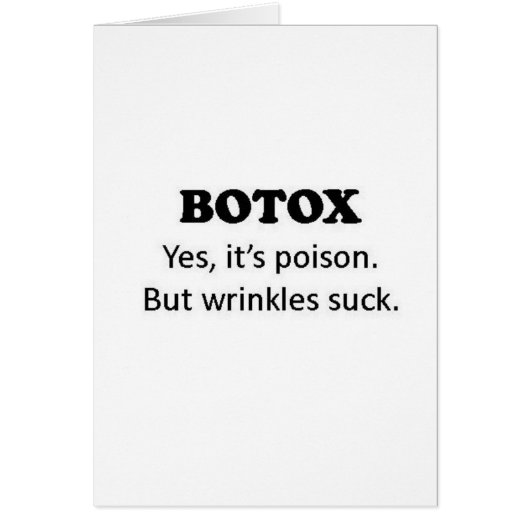 Botox Poison Cards (Front)