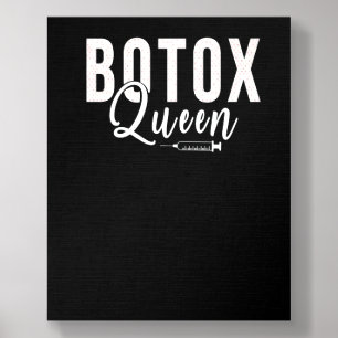 Botox Queen Nurse Injector Aesthetic Nurse Injecto Foam Core Photo Tile
